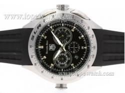 Tag Heuer Mercedes-Benz SLR Working Chronograph with Black Dial-Same Structure As 7750-High Quality