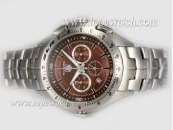 Tag Heuer Mercedes-Benz SLR Working Chronograph with Brown Dial