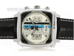 Tag Heuer Monaco 24 Concept Working Chronograph With White Dial-Oversized