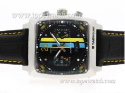 Tag Heuer Monaco 24 Concept Working Chronograph with Black Dial-Oversized