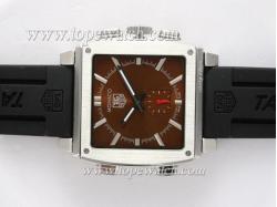 Tag Heuer Monaco Sixty Nine Microtimer Digital with Brown Dial