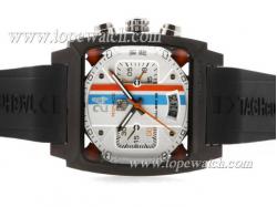 Tag Heuer Monaco Twenty Four Concept Chronograph Automatic PVD Case with Rubber Strap-2009 New Version