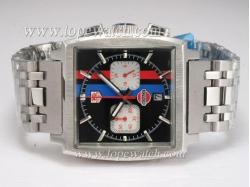 Tag Heuer Monaco Working Chronograph Black Dial