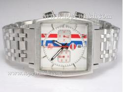 Tag Heuer Monaco Working Chronograph White Dial