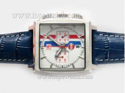 Tag Heuer Monaco Working Chronograph with White Dial