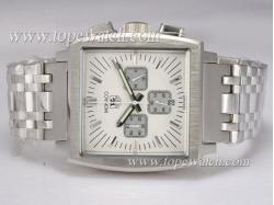 Tag Heuer Monaco Working Chronograph with White Dial