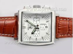 Tag Heuer Monaco Working Chronograph with White Dial