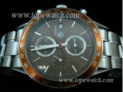 Tag Heuer TAG-033 TAG 011 CARRERA CHRONO QUARTZ BROWN