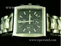 Tag Heuer TAG-057 TAG 007 MONACO CHRONO SS BAND BLACK 