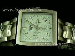 Tag Heuer TAG-058 TAG 007 MONACO CHRONO SS BAND WHITE 