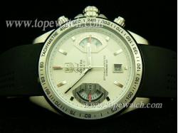 Tag Heuer TAG-090 TAG 116 CARRERA GRAND QUARTZ RUBBER WHITE