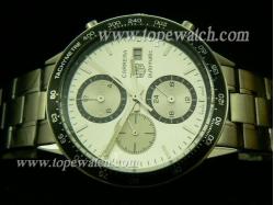 Tag Heuer TAG-099 TAG 088 CARRERA CHRONO AUTOMATIC SS WHITE