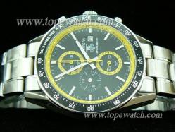 Tag Heuer TAG-110 TAG 011 CHRONOMETER QUARTZ YELLOW/BLACK