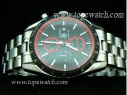Tag Heuer TAG-140 TAG 003 CARRERA AUTO SS BAND BLACK/RED