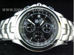 Tag Heuer TAG-249 TAG 020 BLACK CHRONO SS CASE QUARTZ 