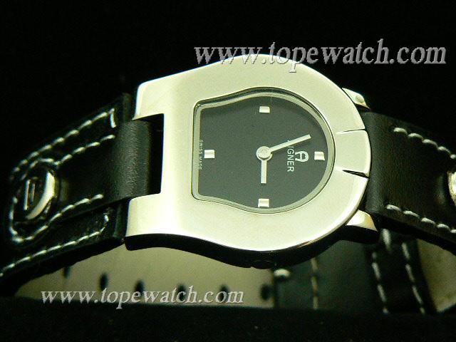 Replica Aigner AG-001 AIGNER 001 LADIES QUARTZ BLACK LEATHER