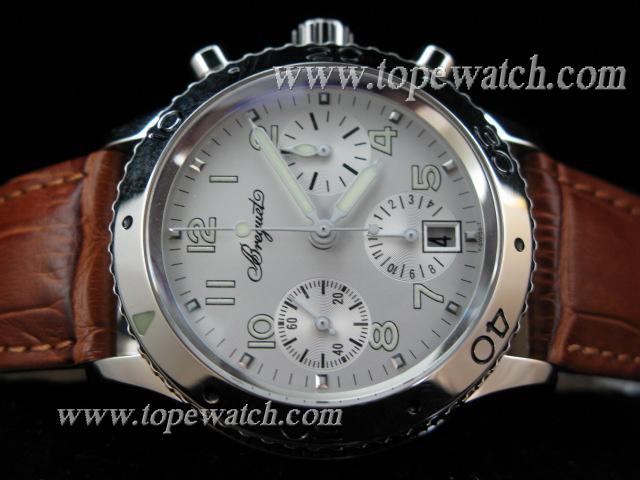 Replica BG01006 BREGUET AERONAVALE TYPE XX LEATHER CHRONO A-7750