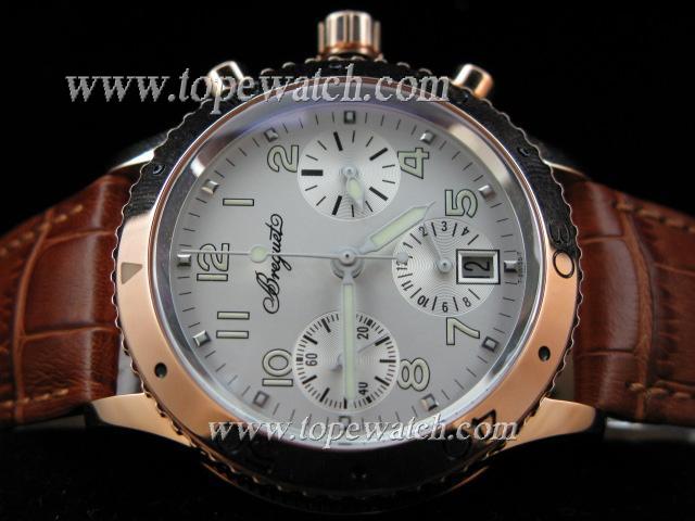 Replica BG01012 BREGUET AERONAVALE TYPE XX LEATHER CHRONO A-7750