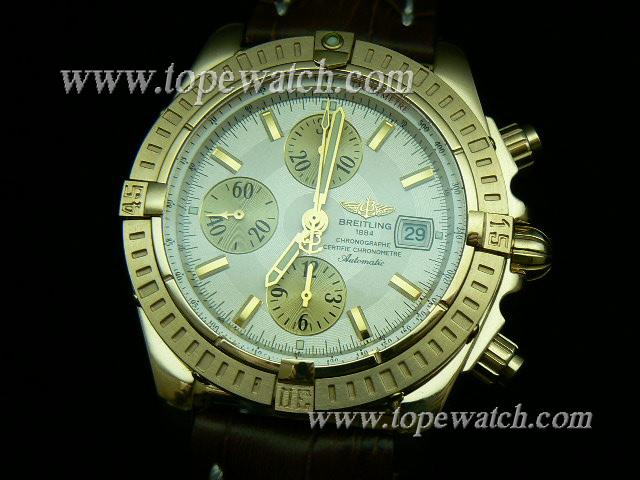 Replica BL01032 Breitling EVOLUTION Y.G LEATHER A-7750 28800BPH