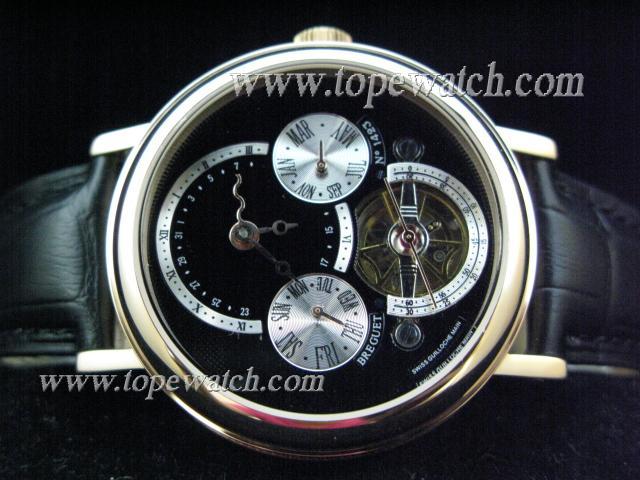 Replica Breguet BG-036 TOURBILLON 002-1 CHRONO GOLD LEATHER AUTOMATIC