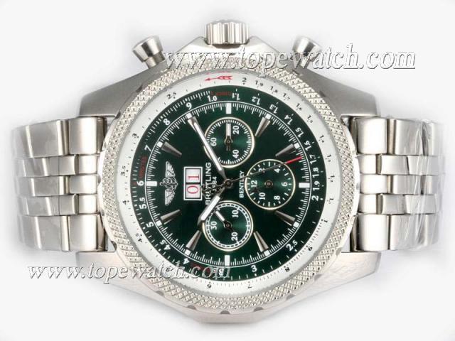 Replica Breitling Bentley 6.75 Big Date Chronograph Automatic with Green Dial