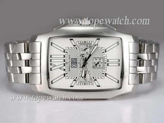 Replica Breitling Bentley Flying B Chronograph Automatic -White Dial S/S