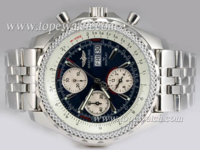 Replica Breitling for Bentley GT Chronograph Automatic with Blue Dial