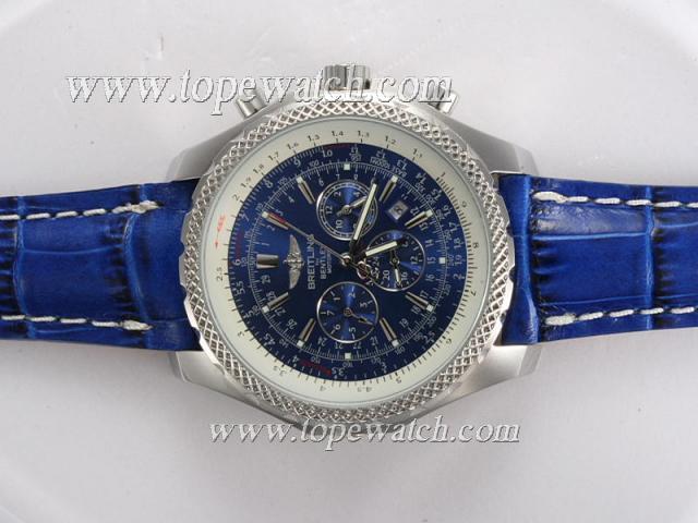 Replica Breitling for Bentley Motors Chronograph Automatic with Blue Dial