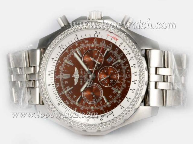 Replica Breitling for Bentley Motors Chronograph Automatic with Brown Dial