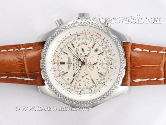 Replica Breitling for Bentley Motors Chronograph Automatic with White Dial