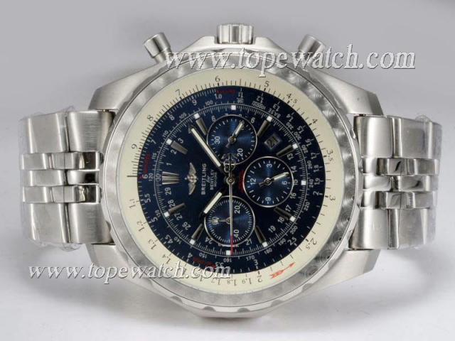 Replica Breitling for Bentley Motors T Chronograph Automatic with Blue Dial