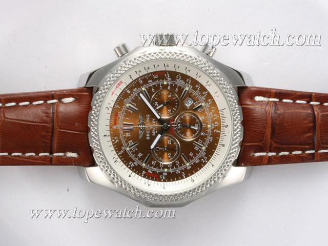 Replica Breitling for Bentley Motors Working Chronograph with Brown Dial