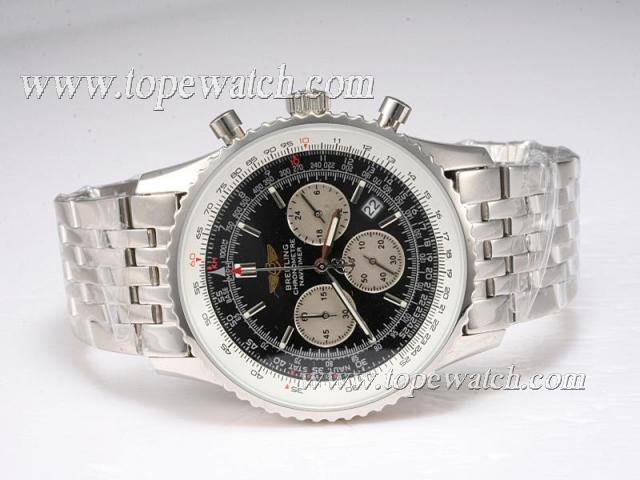 Replica Breitling Navitimer Working Chronograph with Black Dial