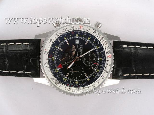 Replica Breitling Navitimer World Chronograph Automatic with Black Dial