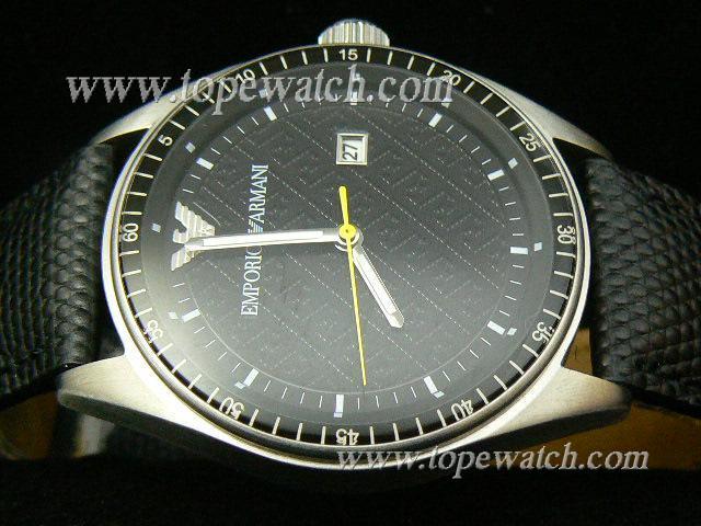 Replica EMPORIO ARMANI EA-002 014 QUARTZ BLACK