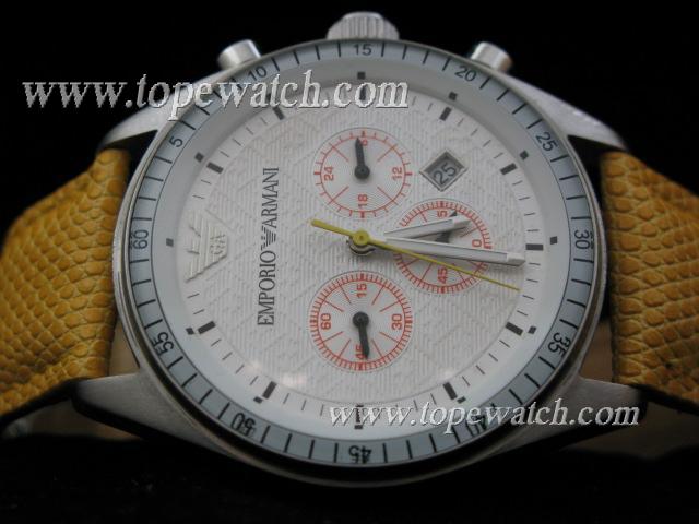 Replica EMPORIO ARMANI EA-008 015 CHRONO QUARTZ WHITE