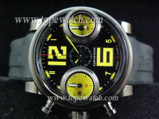 Replica GR02003 GRAHAM SWORDFISH LEFT PVD ASIA 7750 YELLOW/BLACK