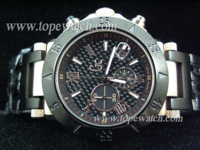 Replica Guess GS-003 GSS 001-1 BLACK PVD WITH GOLD CASE QUARTZ