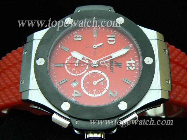 Replica Hublot HB-006 STEEL BLACK PVD 001 RUBBER CHRONO AUTOMATIC