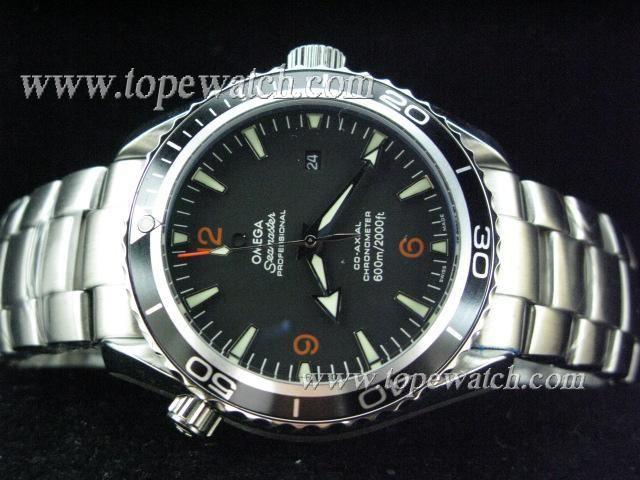 Replica Omega OMG-114 PLANET OCEAN AUTO SWISS CASE/BLACK BEZEL