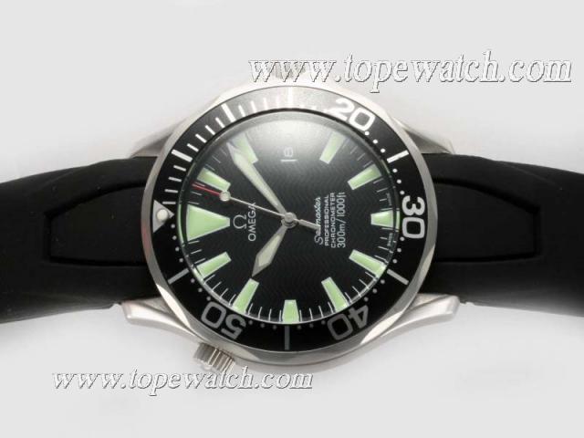 Replica Omega Seamaster Automatic with Black Dial