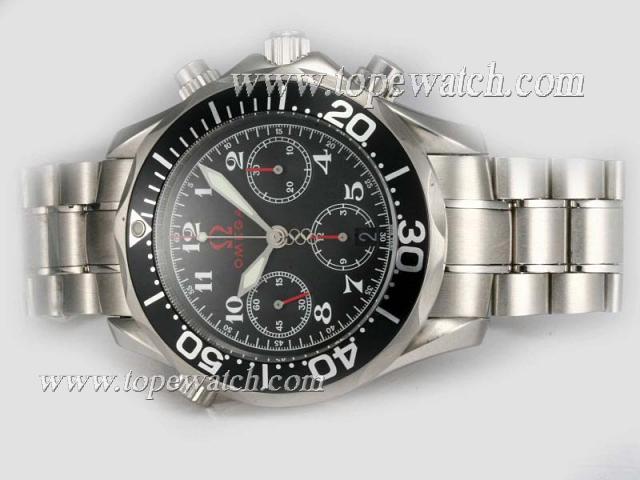 Replica Omega Seamaster Olympic Edition Chrono 2896.51.91 With Asia Valjoux 7750 Movement