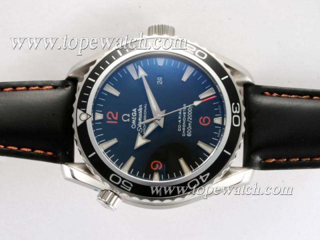 Replica Omega Seamaster Planet Ocean With Orange Marking-Same Chassis As Swiss ETA Version-High Quality