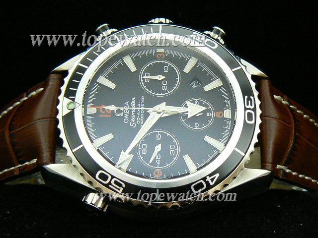 Replica OMG02030 OMEGA PLANET OCEAN CASINO ROYALE 007 LEATHER