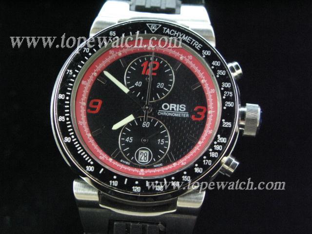 Replica Oris OR-049 WILLIAMS F1 023 SS CHRONO QUARTZ BLACK/RED