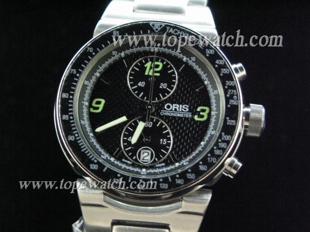 Replica Oris OR-053 WILLIAMS F1 023 SS CHRONO QUARTZ BLACK/BLACK