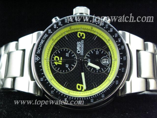 Replica Oris OR-057 WILLIAMS F1 023 SS CHRONO QUARTZ BLACK/YELLOW