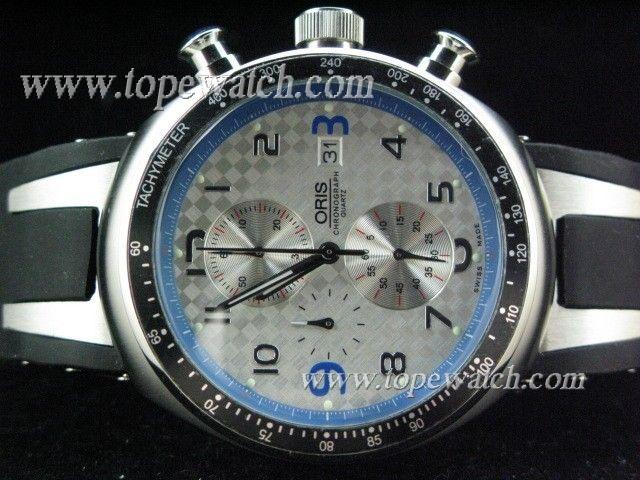 Replica Oris OR-064 ORIS 008-1 WHITE WITH BLUE TRIMMNG QUARTZ