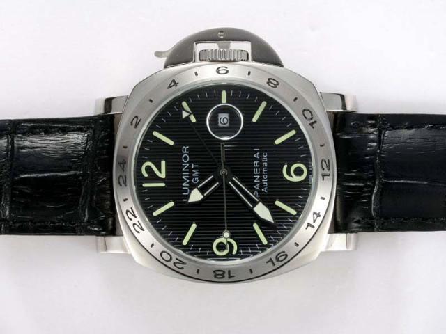 Replica Panerai Luminor GMT Working Automatic with Black Dial