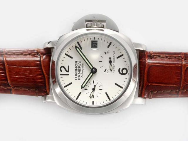Replica Panerai Luminor PAM 241 Working Power Reserve Automatic with White Dial- Lady Model